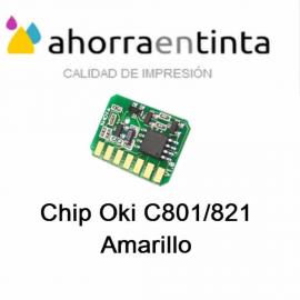 Foto de producto Oki C801 C821 Chip Amarillo 7