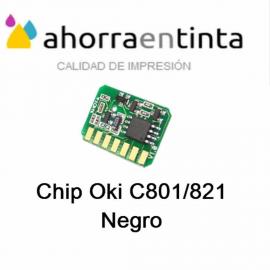 Foto de producto Oki C801 C821 Chip Negro 7K