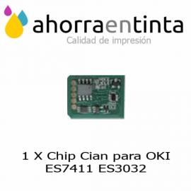 Foto de producto 1 X Chip Cian para OKI ES7411