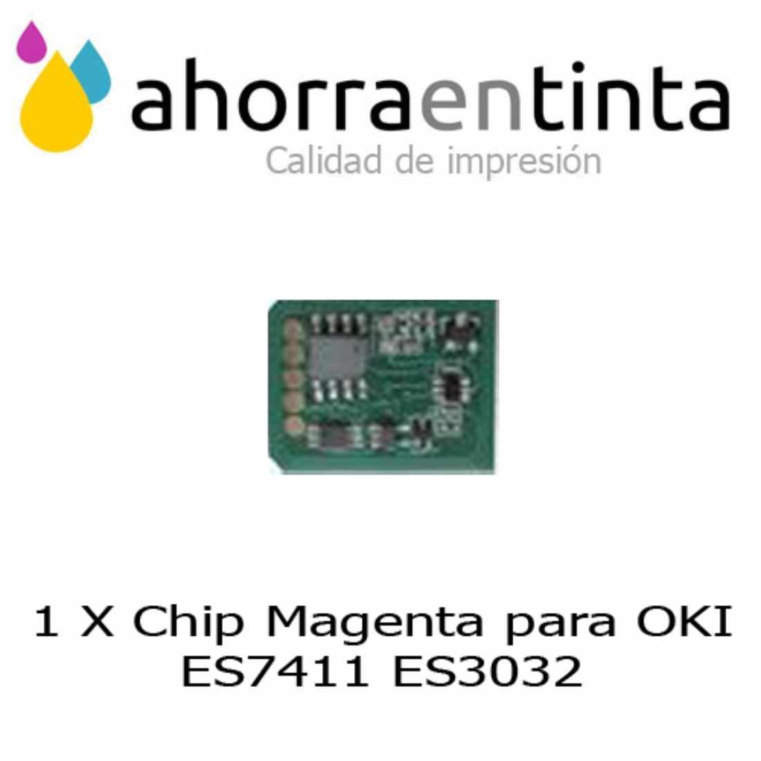 Foto de producto 1 X Chip Magenta para OKI ES74