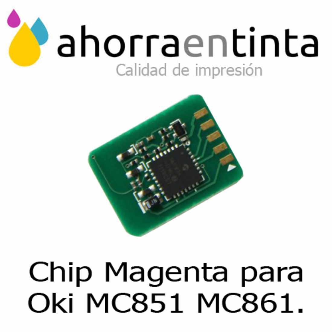 Foto de producto Chip Magenta para Oki MC851 MC