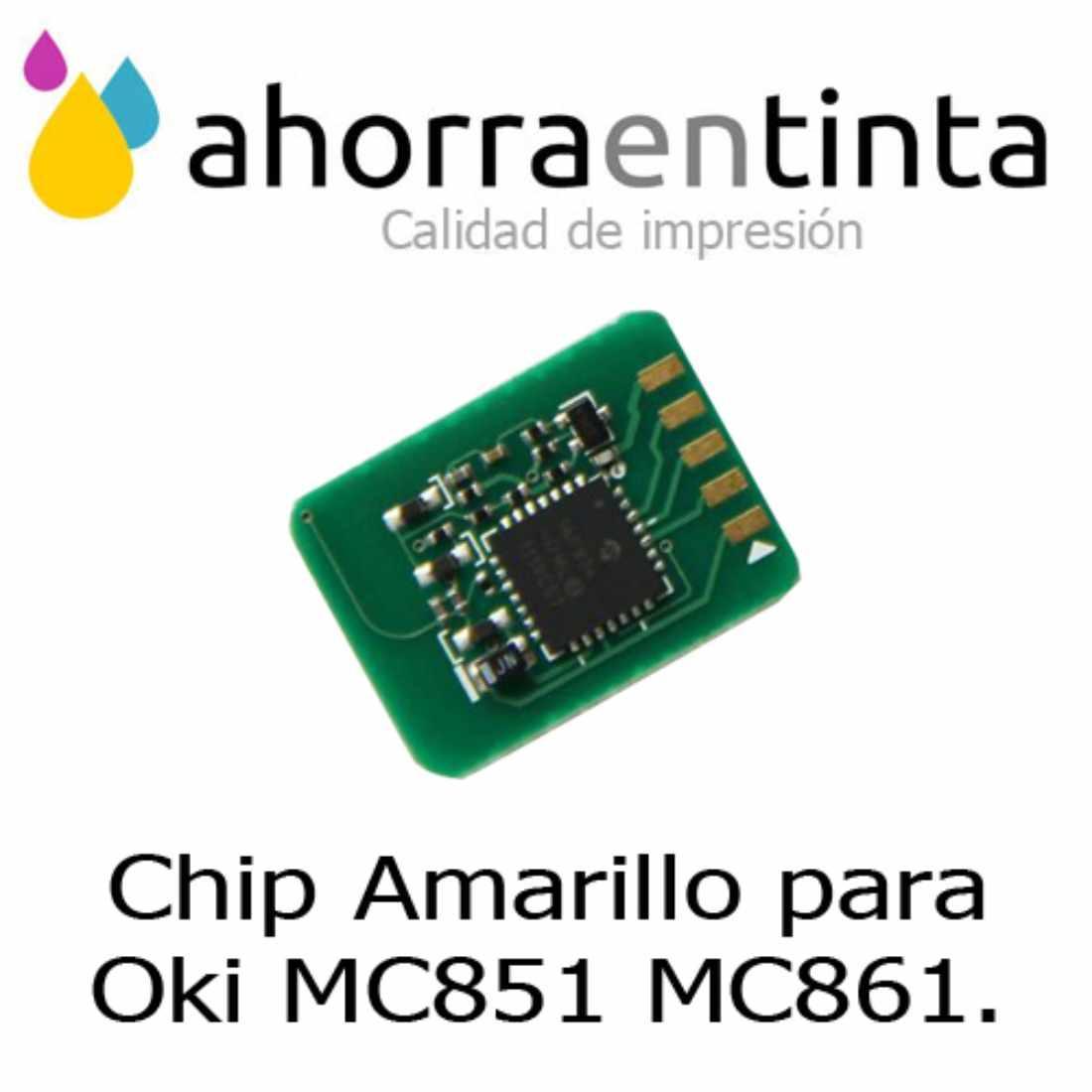 Foto de producto Chip Amarillo para Oki MC851 M