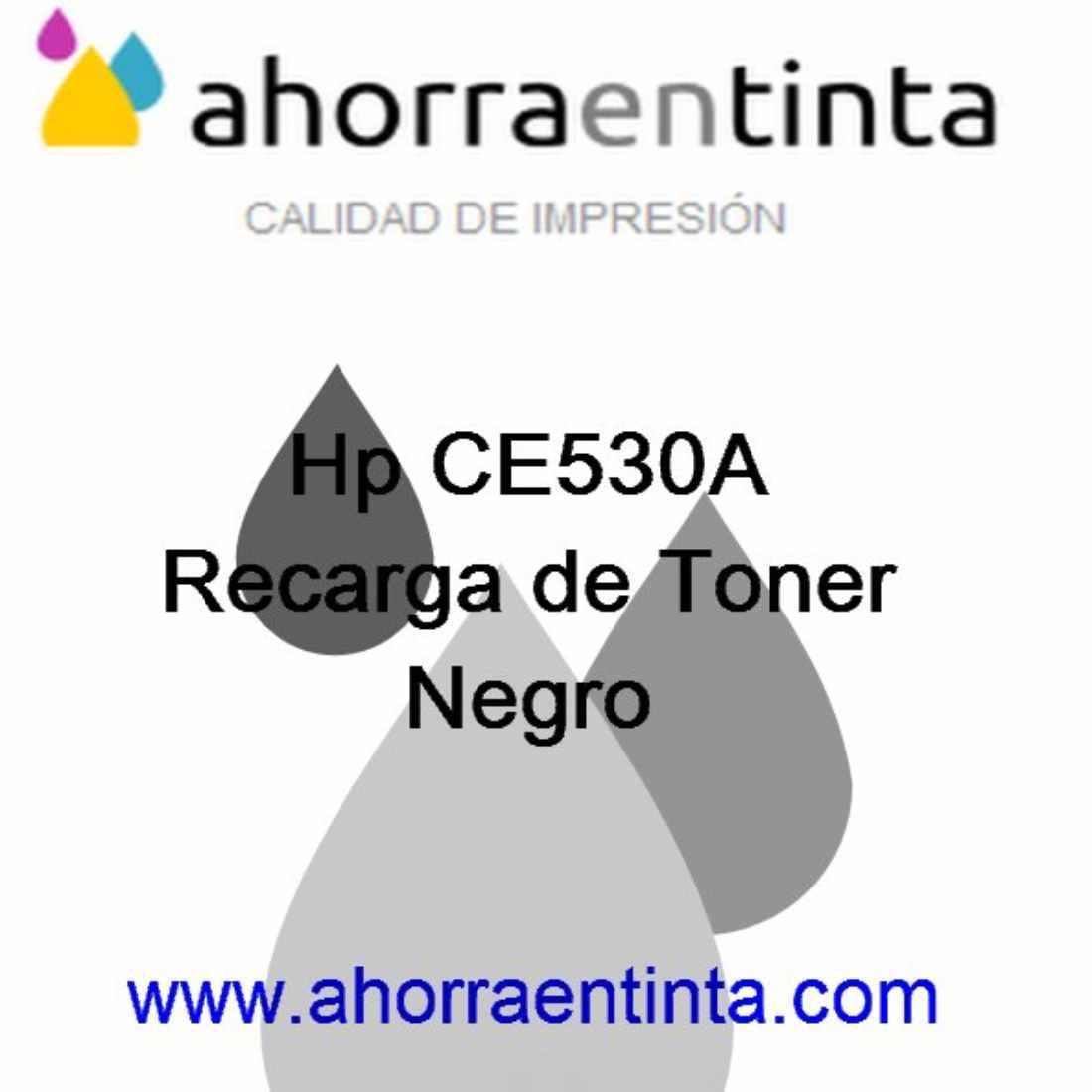 Foto de producto HP CE530A Negro Kit de recarga