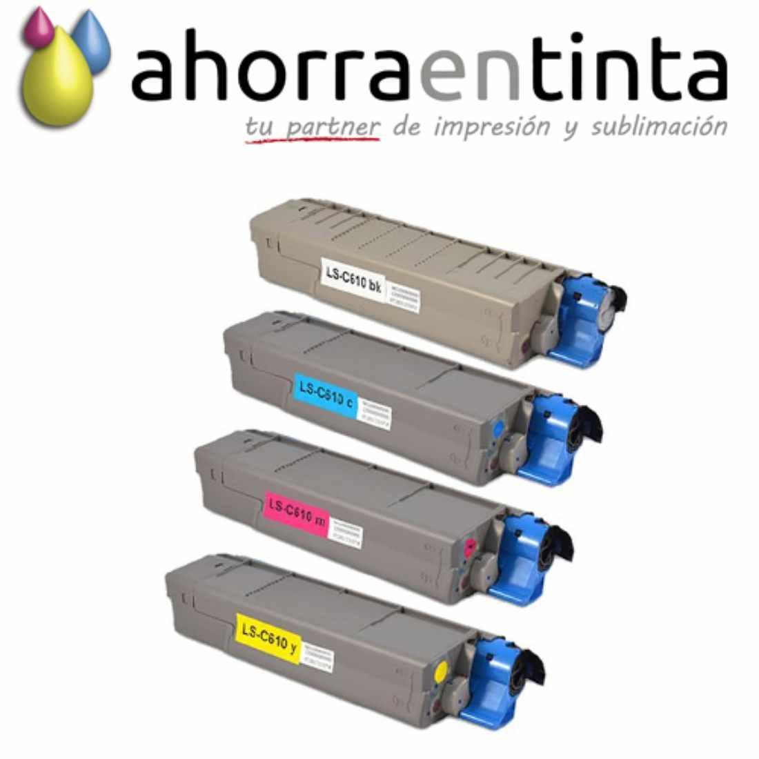 Foto de producto OKI C610 Pack 4 cartuchos colo