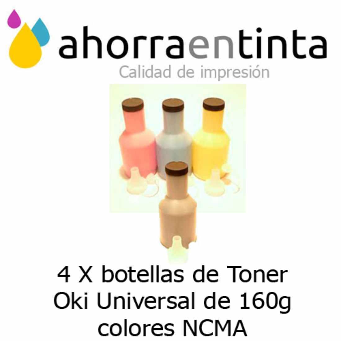 Foto de producto 4 X botellas de Toner Oki Univ