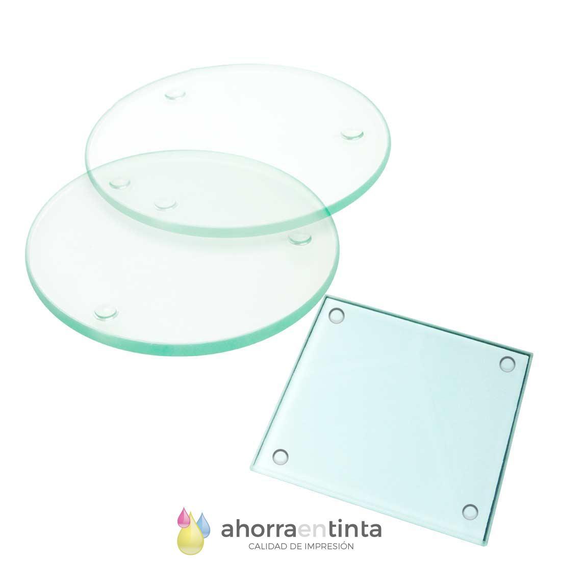Cordero Meyella Etapa Posavasos de vidrio templado 10x10x0,4 cm para sublimar | Forma a elegir