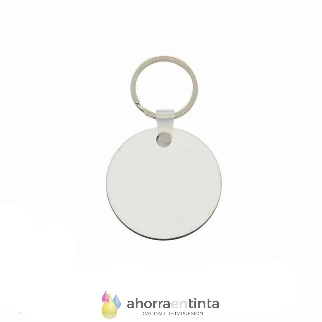 Foto de producto Llavero de madera MDF redondo.