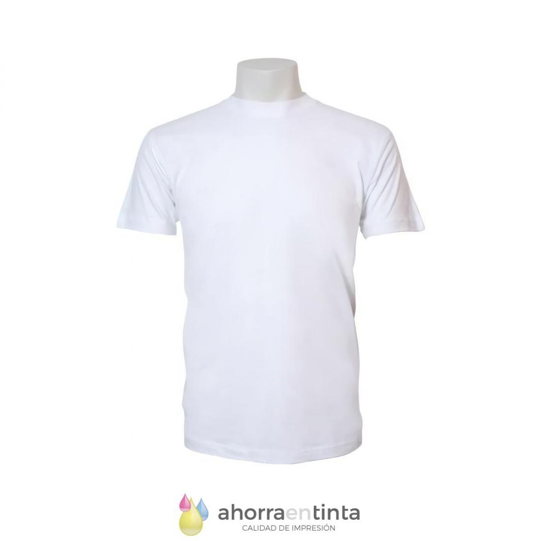 Ardiente Estado Diversidad Camiseta Poliéster 210 gr Blanca Alta Calidad Jumar -TACTO ALGODÓN