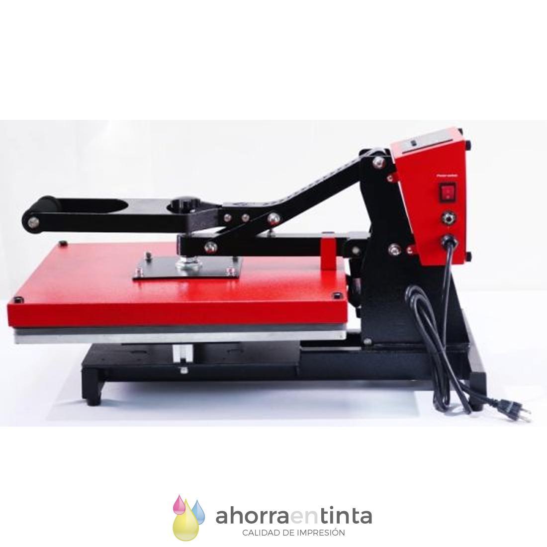 Prensa Plancha Plana para Sublimacion y Vinilo Máquina Textil Manual A4 de  23x33cm