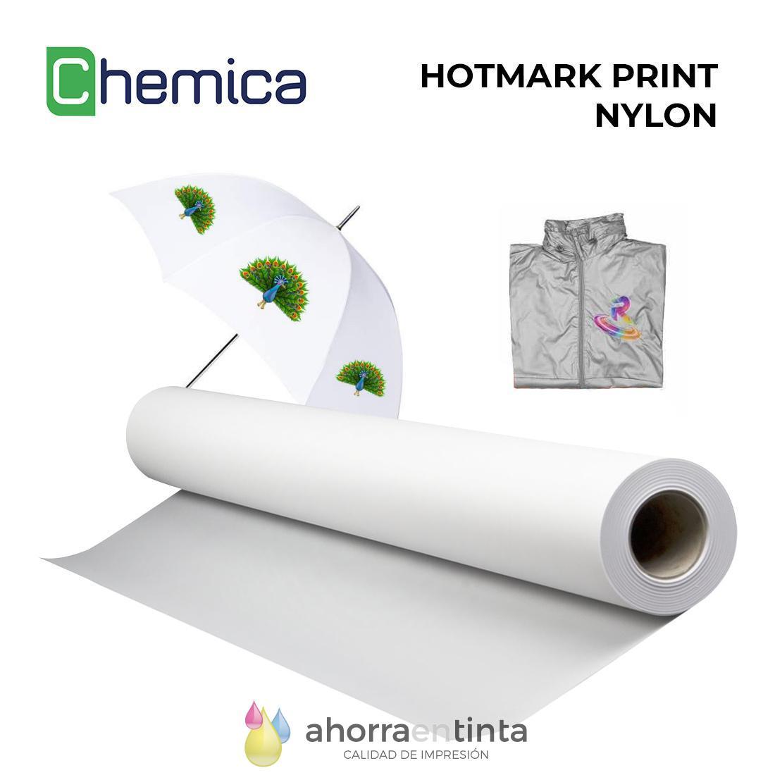 Vinilo Textil PU de Impresión 50 micras Chemica HOTMARK NYLON para Tintas  Ecosolventes o Látex