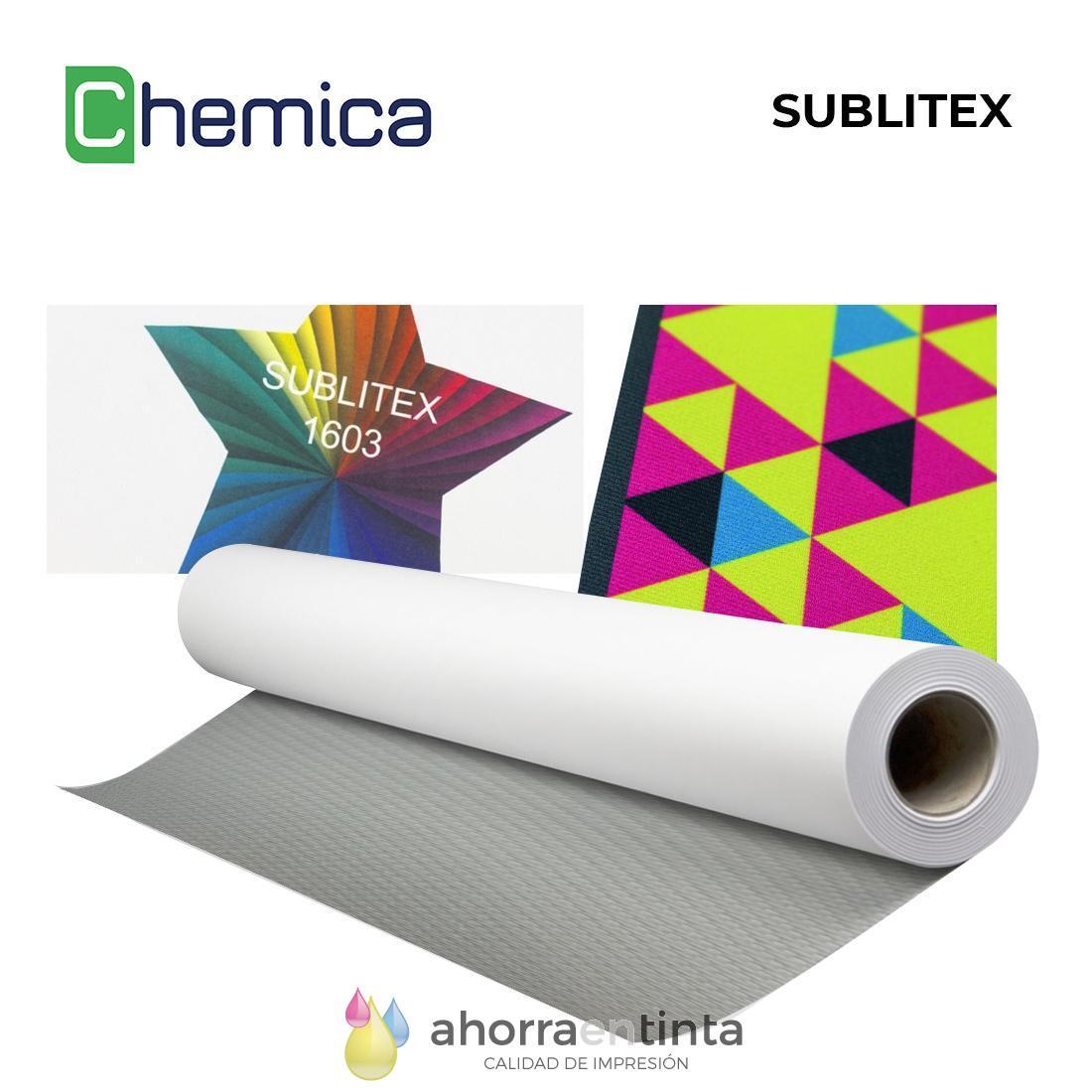 Vinilo imprimible con tinta de sublimación Chemica SUBLITEX para algodón y  poliéster