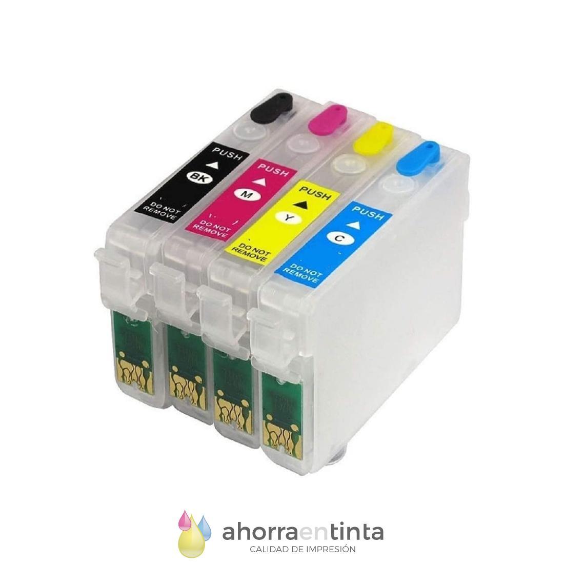 Epson 603XL - T03A1/4 Cartuchos de tinta vacíos recargables auto-reseteables