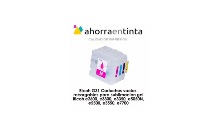 Cartuchos Recargables Ricoh GC31