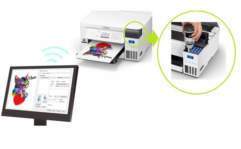 Epson SureColor SC-F100, impresora A4 para sublimación