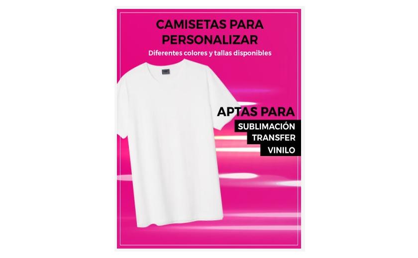 Camisetas para sublimar