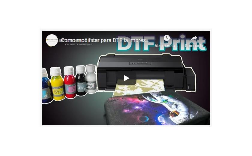 Modificación impresora Epson EcoTank L1800 para impresión DTF